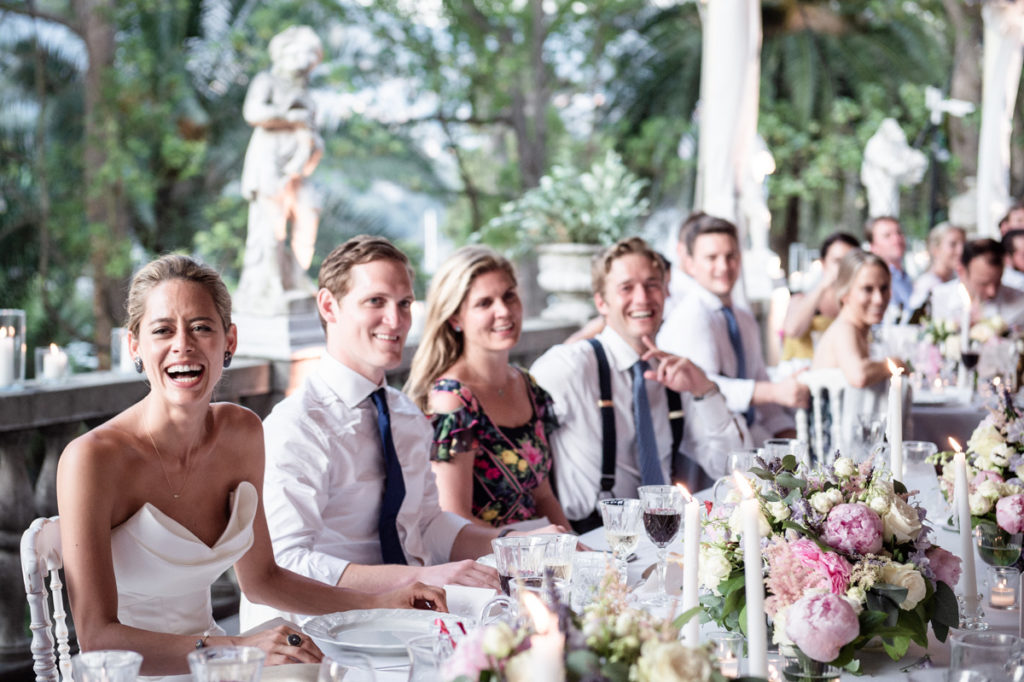 wedding restaurant in santa maria ligure genoa party at the table