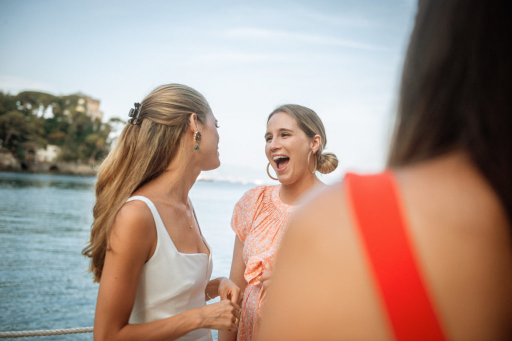 amiche ristorante matrimonio Portofino ricevimento