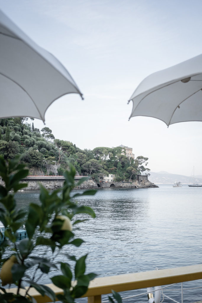 veduta ristorante matrimonio Portofino ricevimento