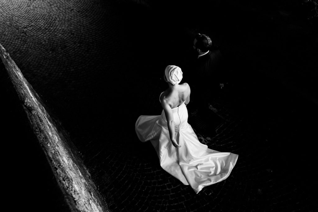 bianco e nero matrimonio lago di como