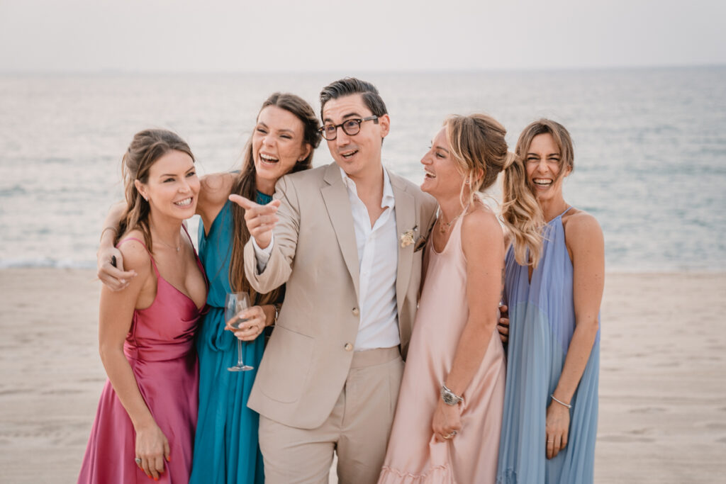 wedding, photographer, Dubai, bride, bouquet, dress, inspiration, beach, nikki, hair, gazebo, with, emotions, destination, reportage, speech, bridemaids, groom, colors, photography, sea, sunset, aperitive