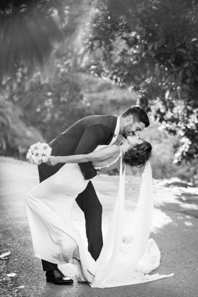 Photos Black and white Giorgia Cenni e Lorenzo Di Giovanni wedding in portofino September 2023 Italy, Francesca Piccini Dress